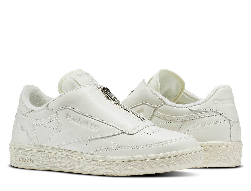 reebok club c 85 zip "chalk" damskie białe (bs6612) reebok club c 85 zip "chalk" damskie białe (bs6612)