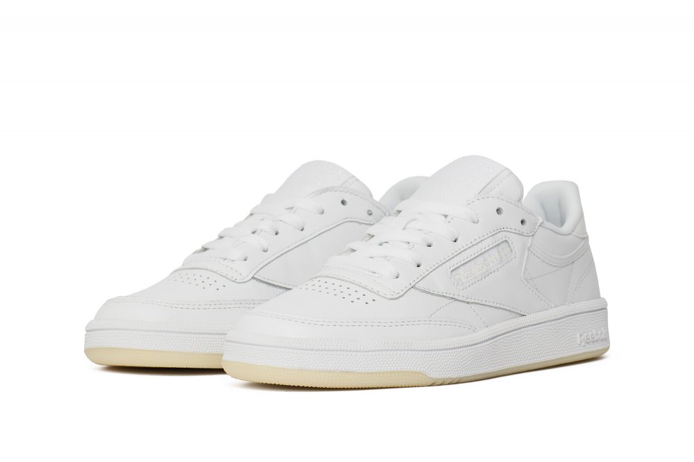 reebok club c 85 leather white