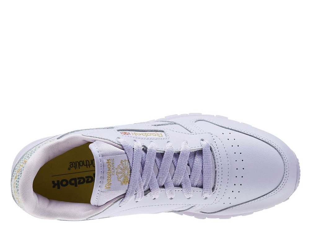 reebok classic leather metallic purple reebok classic leather metallic purple