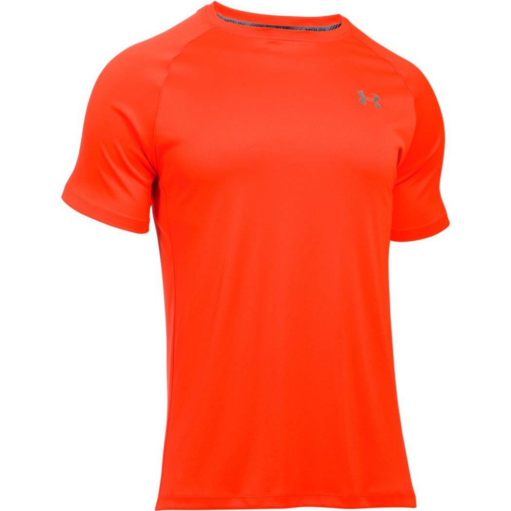 under armour heatgear run short sleeve tee orange under armour heatgear run short sleeve tee orange