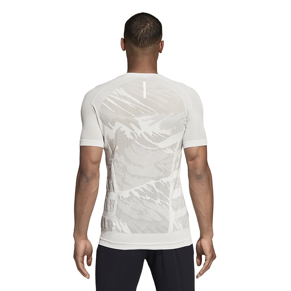 adidas performance ultra primeknit parley tee m szaro-biała adidas performance ultra primeknit parley tee m szaro-biała