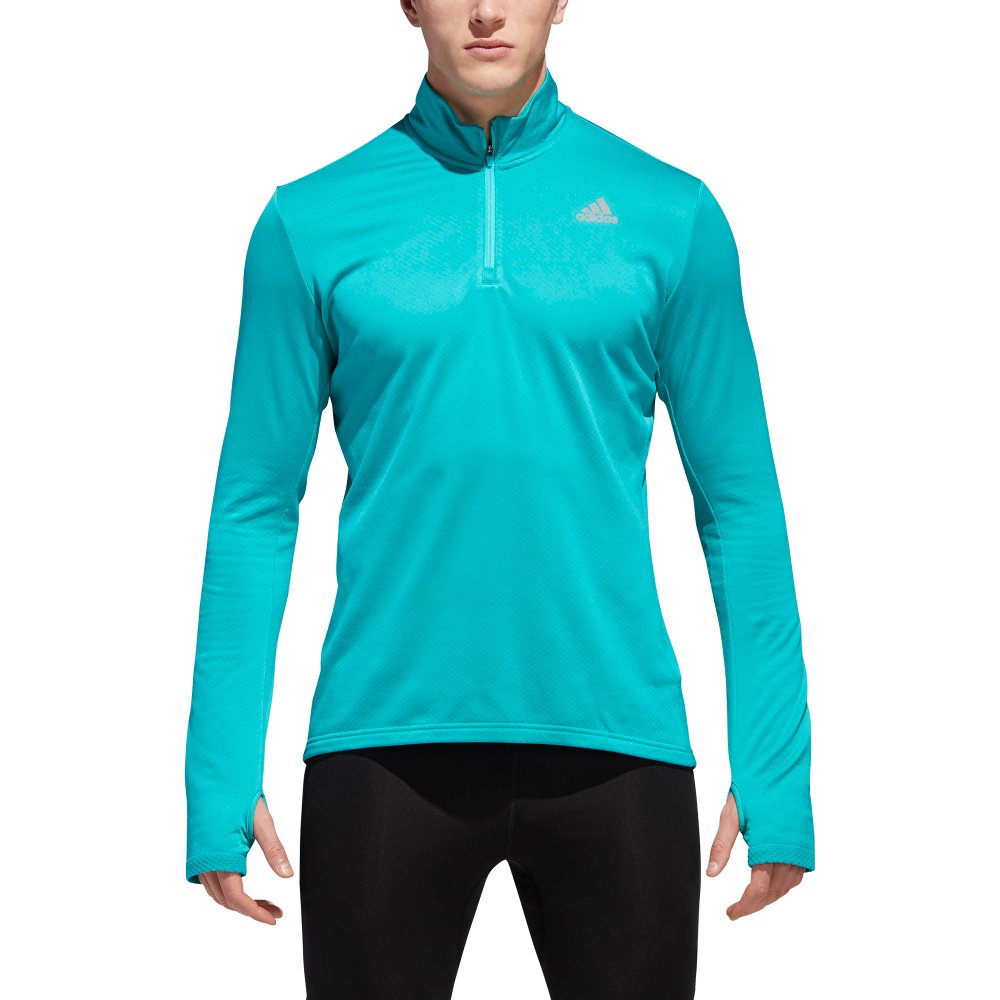 adidas response climawarm 1/2 zip men blue adidas response climawarm 1/2 zip men blue