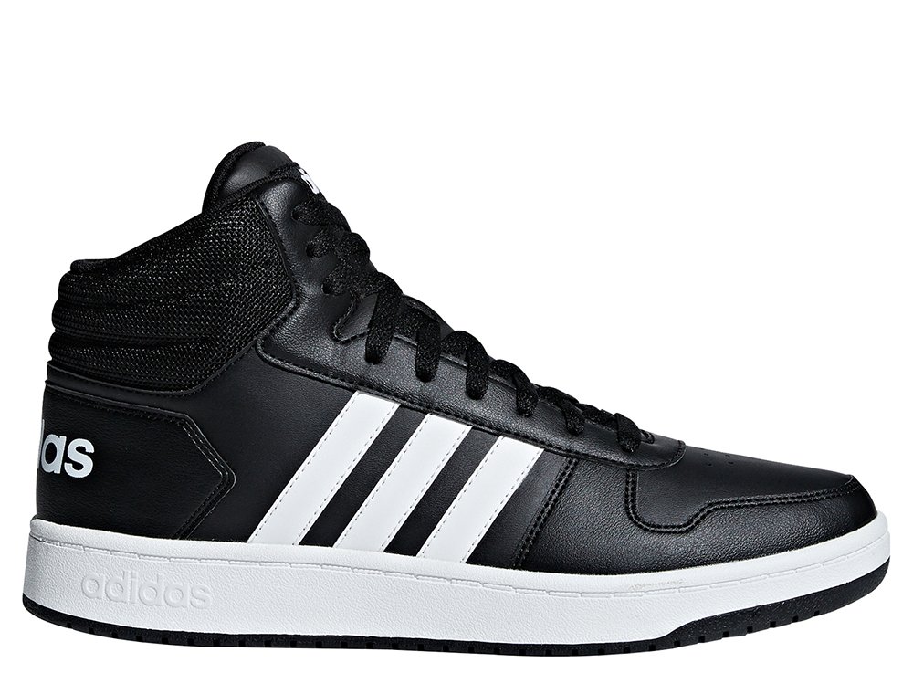 adidas vs hoops mid 2.0 czarno-białe adidas vs hoops mid 2.0 czarno-białe