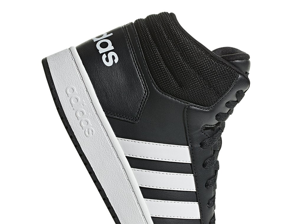 adidas vs hoops mid 2.0 czarno-białe adidas vs hoops mid 2.0 czarno-białe