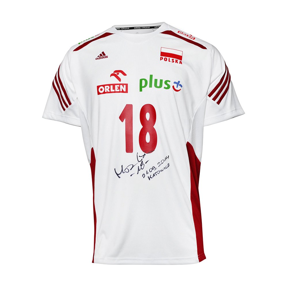 koszulka adidas reprezentacji polski z autografem marcina możdżonka koszulka adidas reprezentacji polski z autografem marcina możdżonka