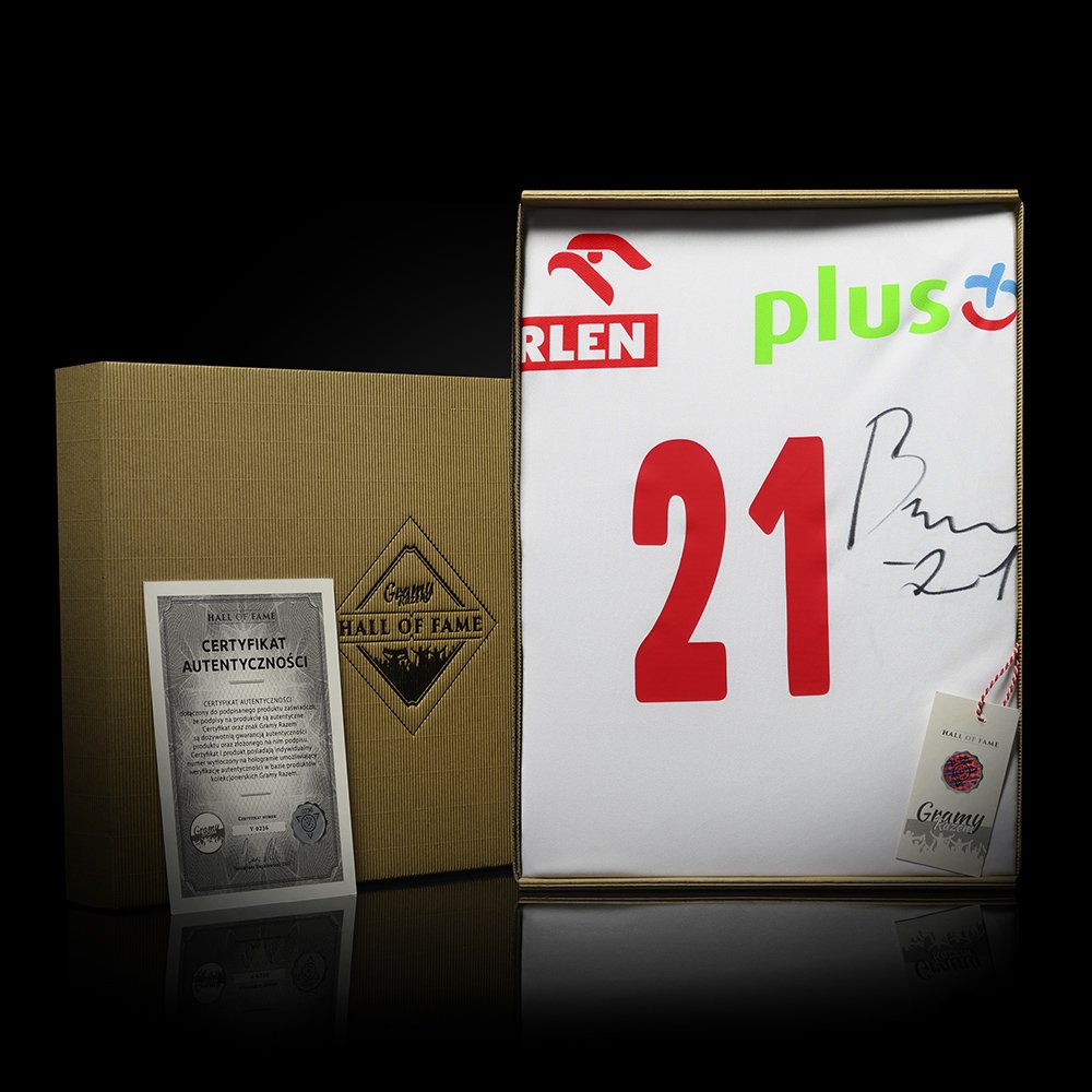 koszulka adidas reprezentacji polski z autografem rafała buszka koszulka adidas reprezentacji polski z autografem rafała buszka