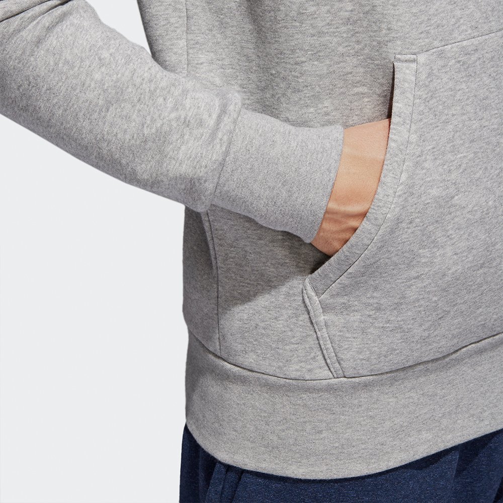 adidas essentials logo hoodie grey adidas essentials logo hoodie grey