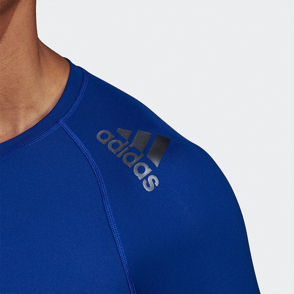 adidas alphaskin sport tee blue adidas alphaskin sport tee blue