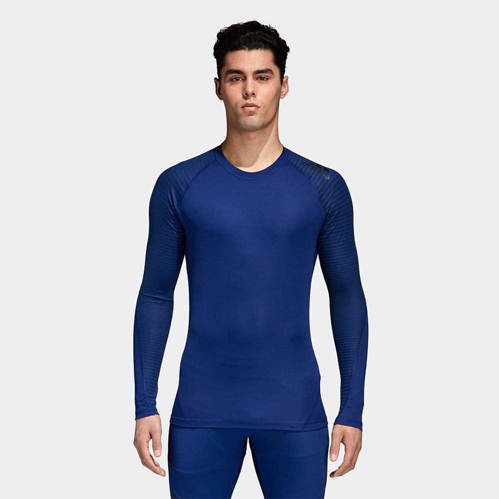 adidas alphaskin sport graphic tee blue adidas alphaskin sport graphic tee blue
