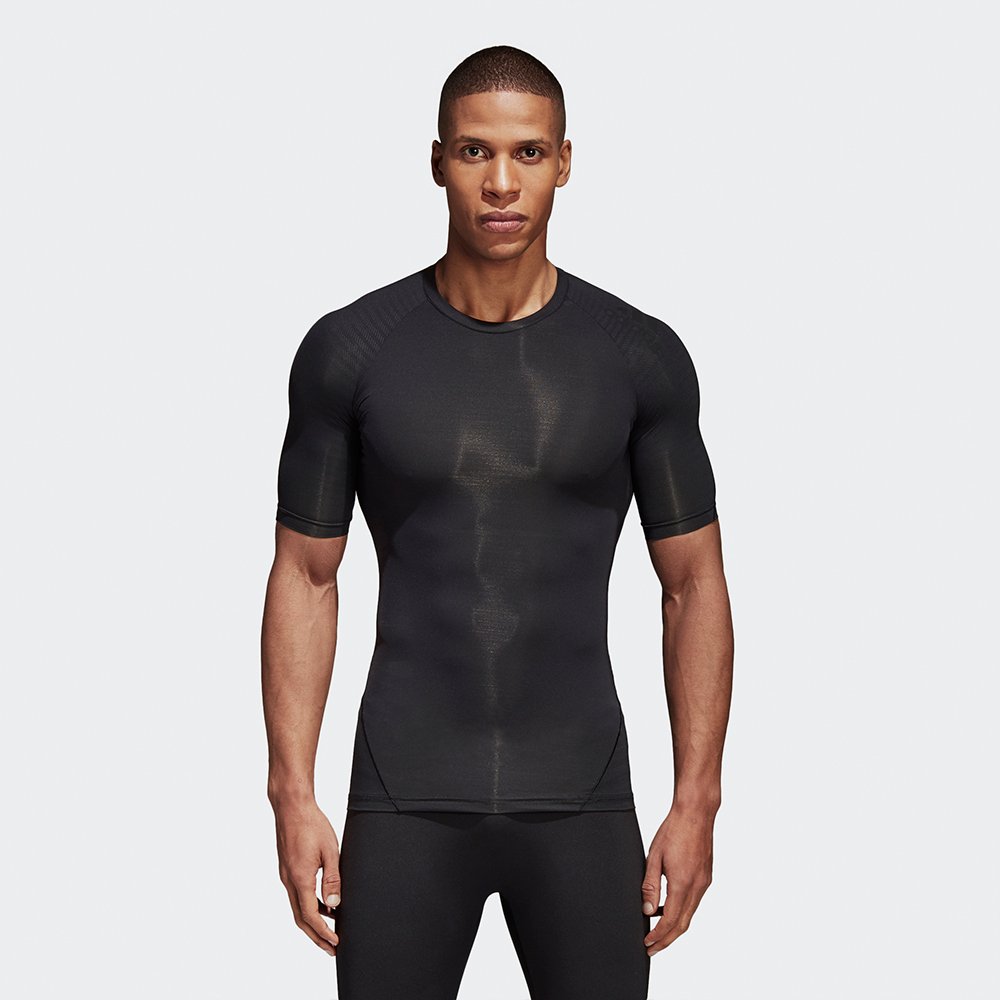 adidas alphaskin tech tee black adidas alphaskin tech tee black