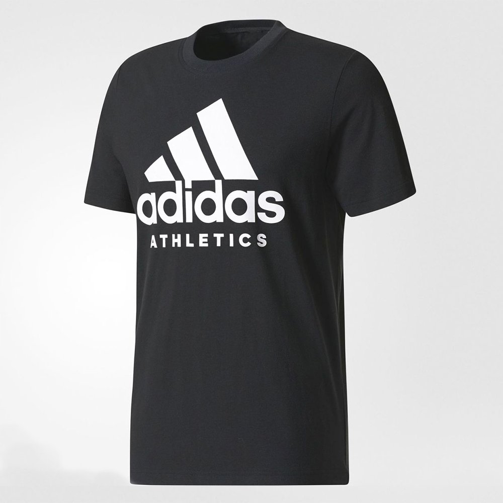 adidas sport id tee czarno-biała adidas sport id tee czarno-biała