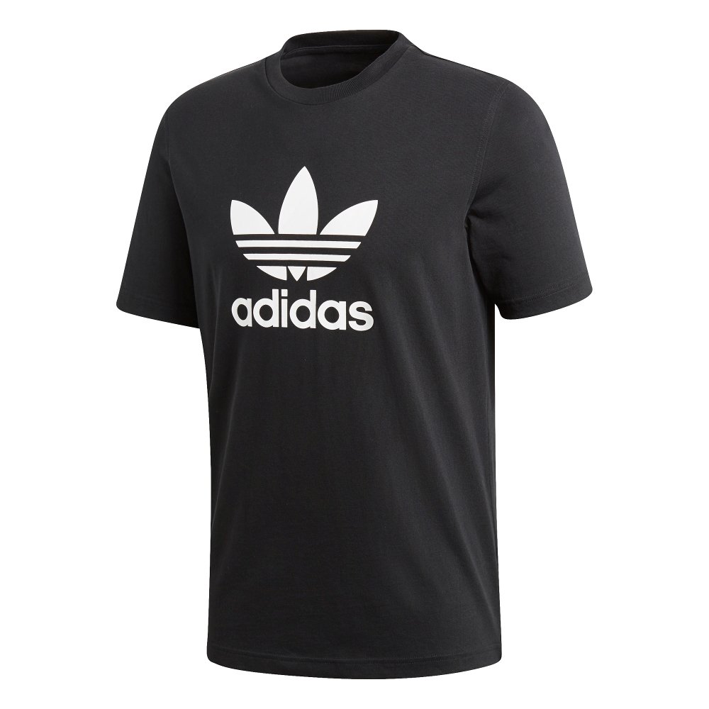 adidas trefoil tee czarno-biała adidas trefoil tee czarno-biała
