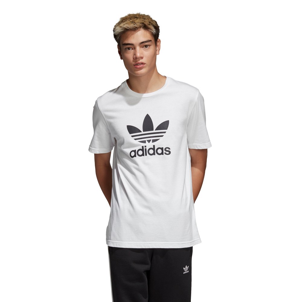 adidas trefoil tee biało-czarna adidas trefoil tee biało-czarna