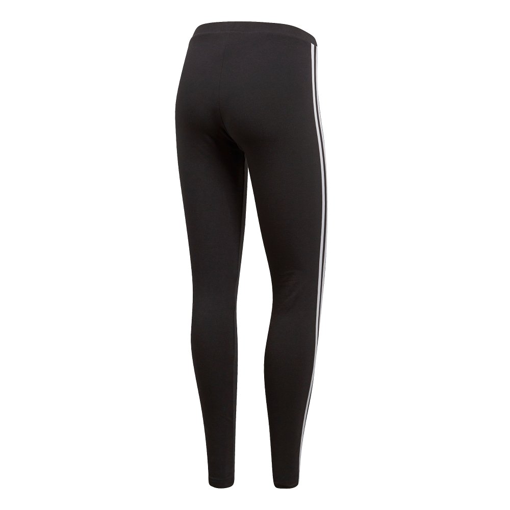 adidas 3 stripes leggings czarno-białe adidas 3 stripes leggings czarno-białe