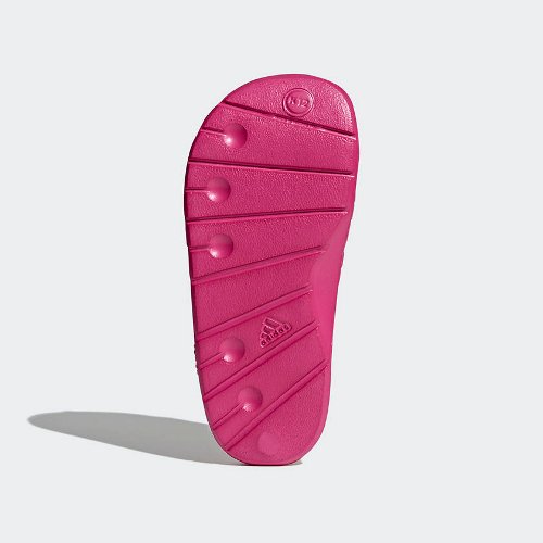 adidas duramo slide k różowo-białe adidas duramo slide k różowo-białe
