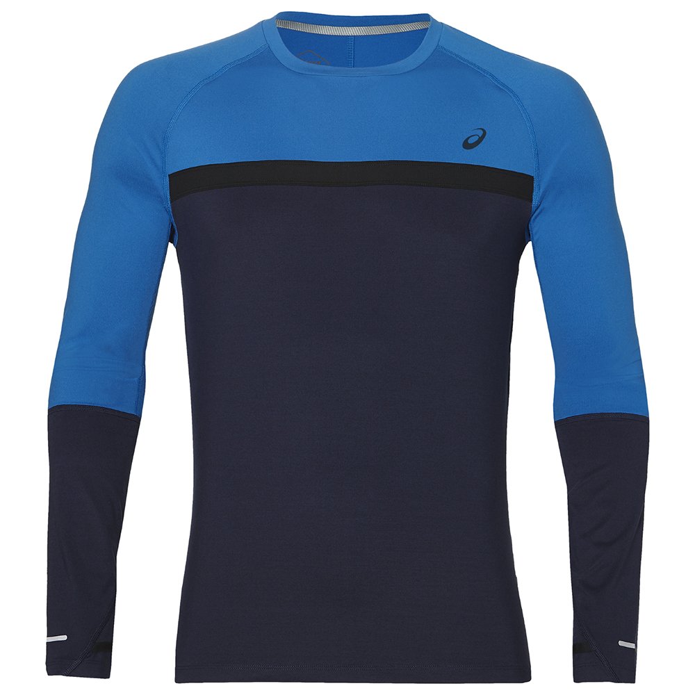 asics thermopolis plus long sleeve peacoat blue asics thermopolis plus long sleeve peacoat blue