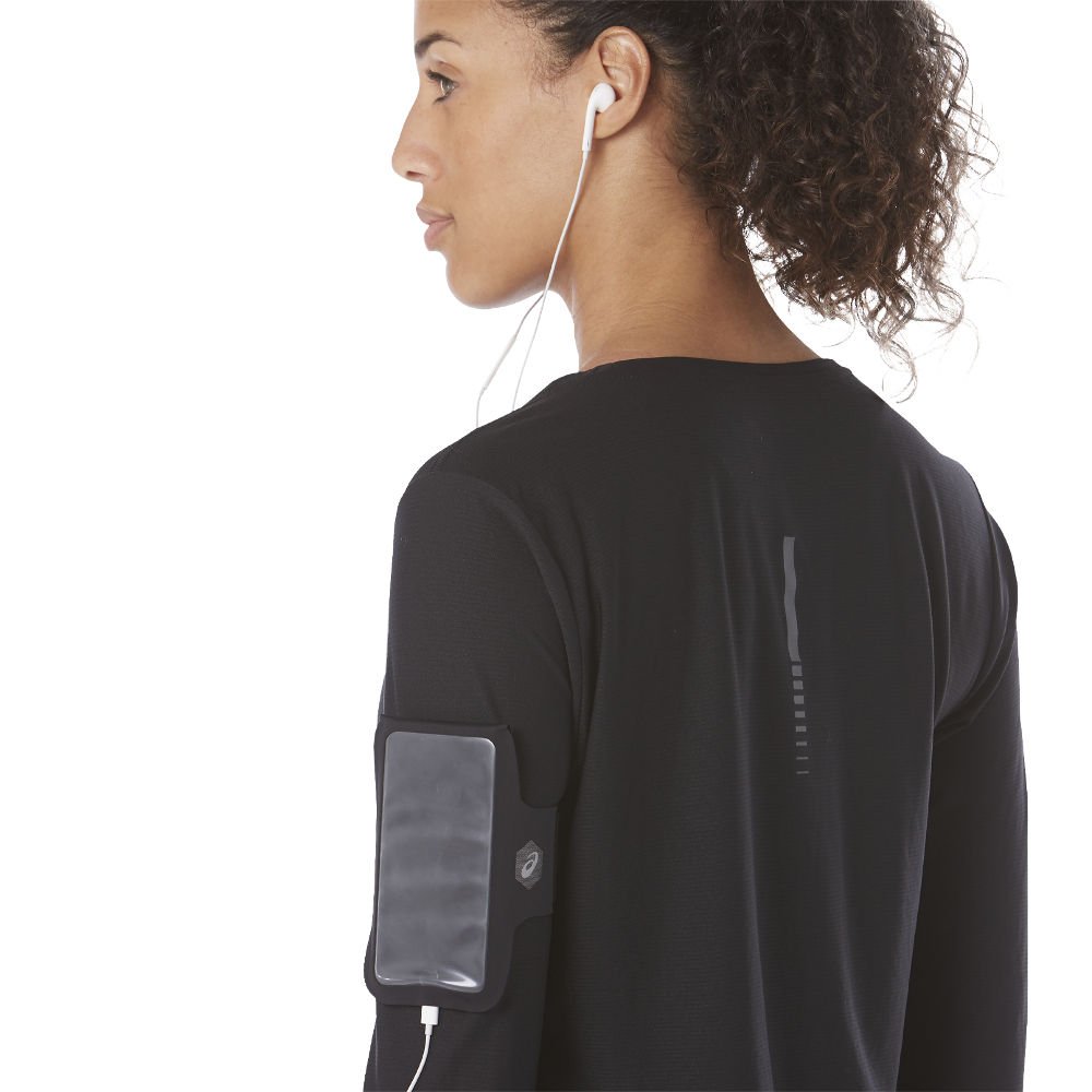 asics arm pouch phone czarny asics arm pouch phone czarny