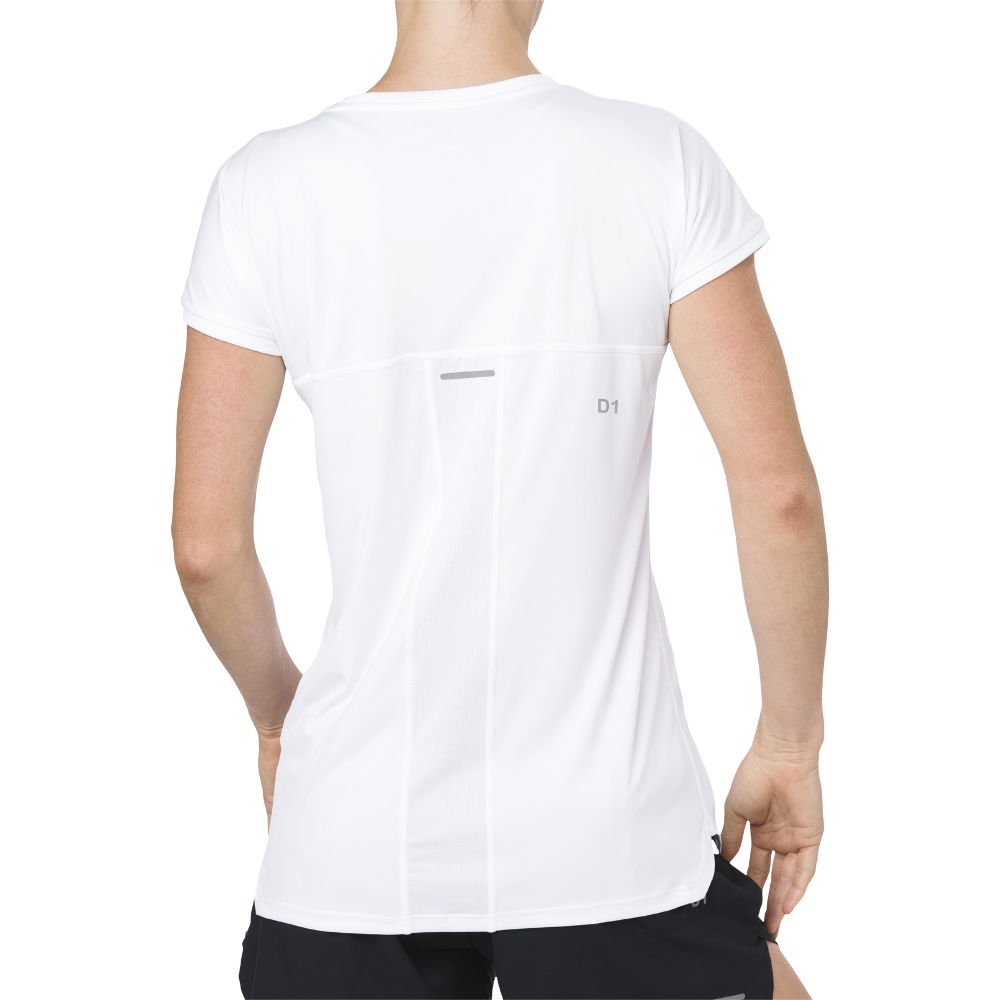 asics capsleeve top w biała asics capsleeve top w biała