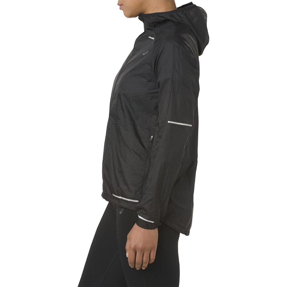 asics lite-show jacket w czarna asics lite-show jacket w czarna