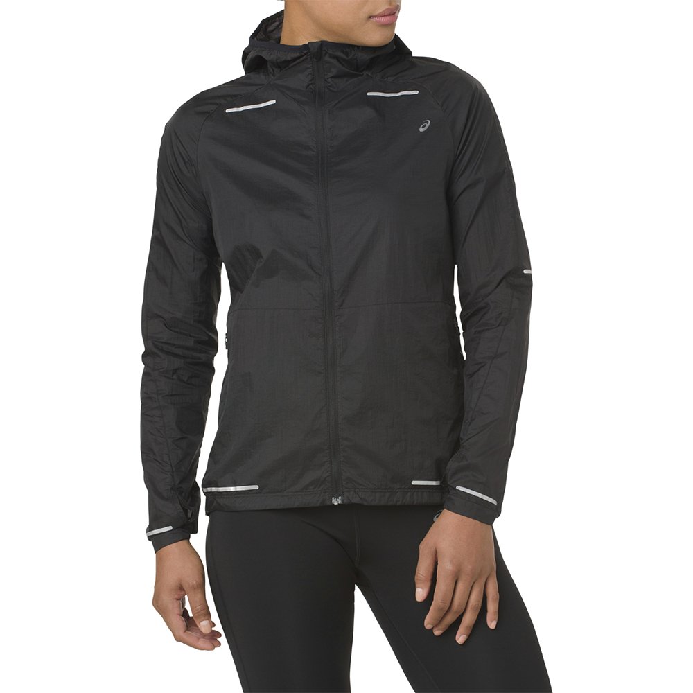 asics lite-show jacket w czarna asics lite-show jacket w czarna