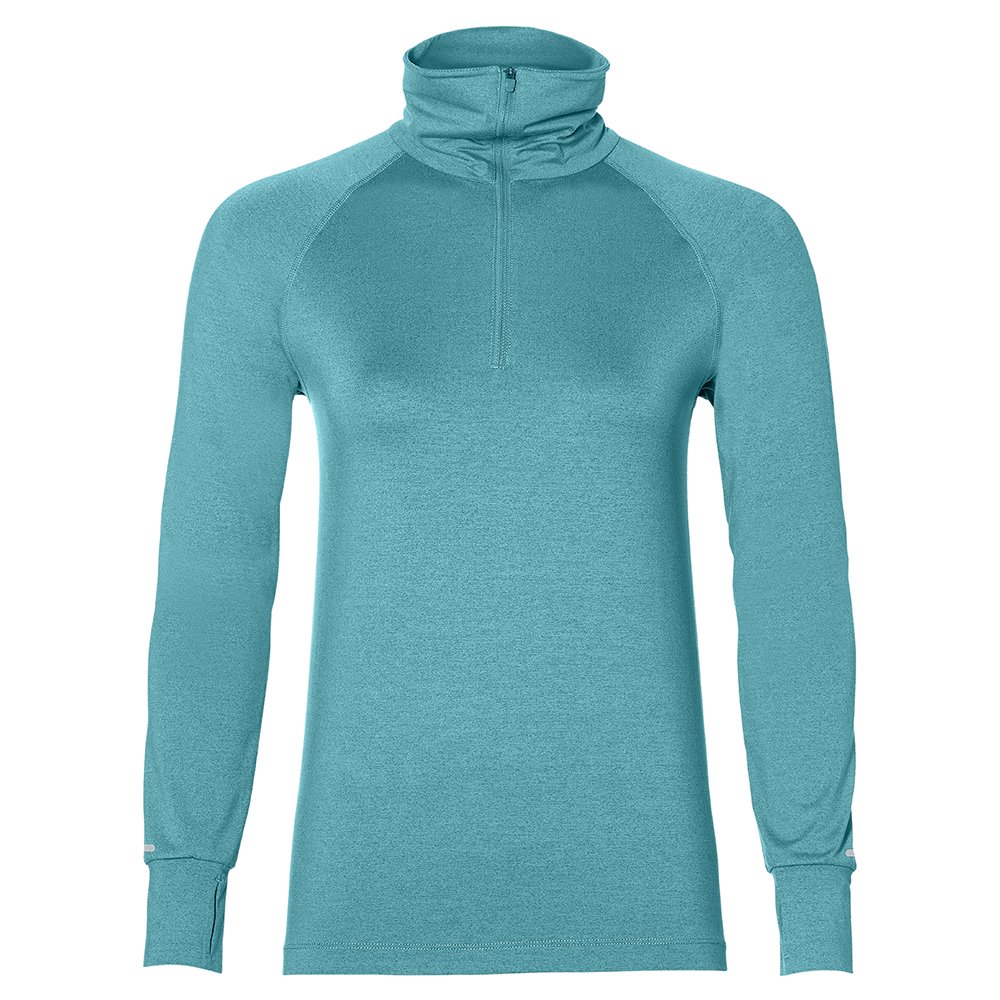 asics thermopolis long sleeve 1/2 zip lake blue asics thermopolis long sleeve 1/2 zip lake blue