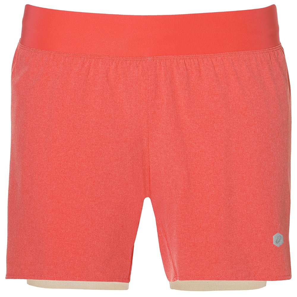 asics 2-n-1 5.5in short w pomarańczowe asics 2-n-1 5.5in short w pomarańczowe