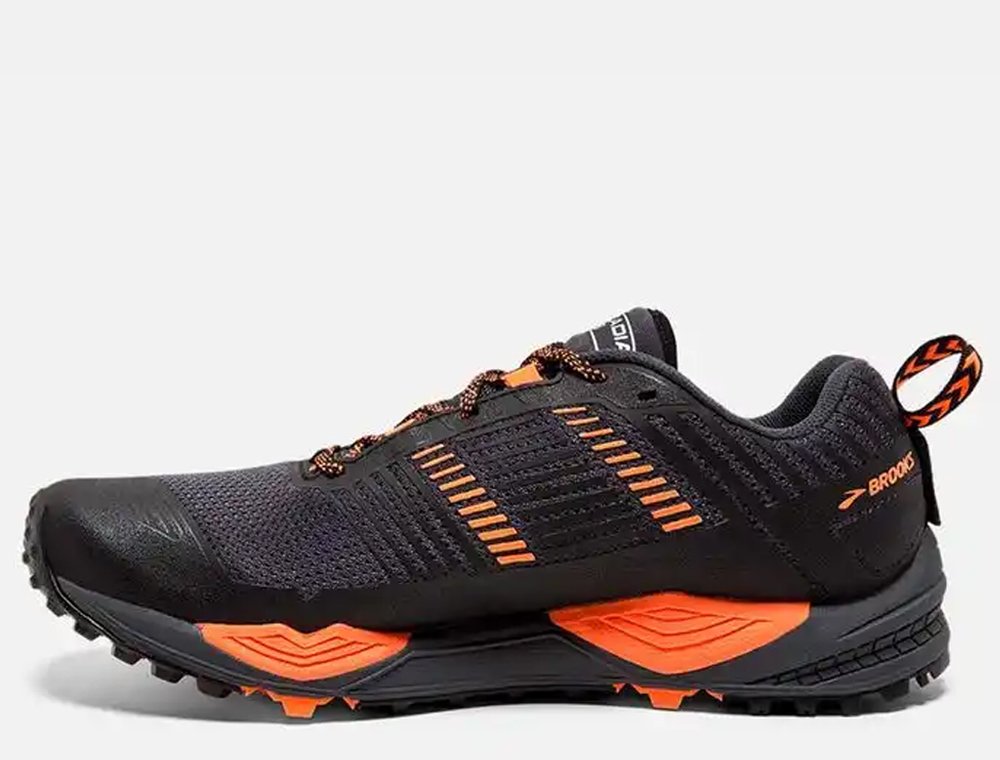 buty brooks cascadia 13 grey/black/orange buty brooks cascadia 13 grey/black/orange
