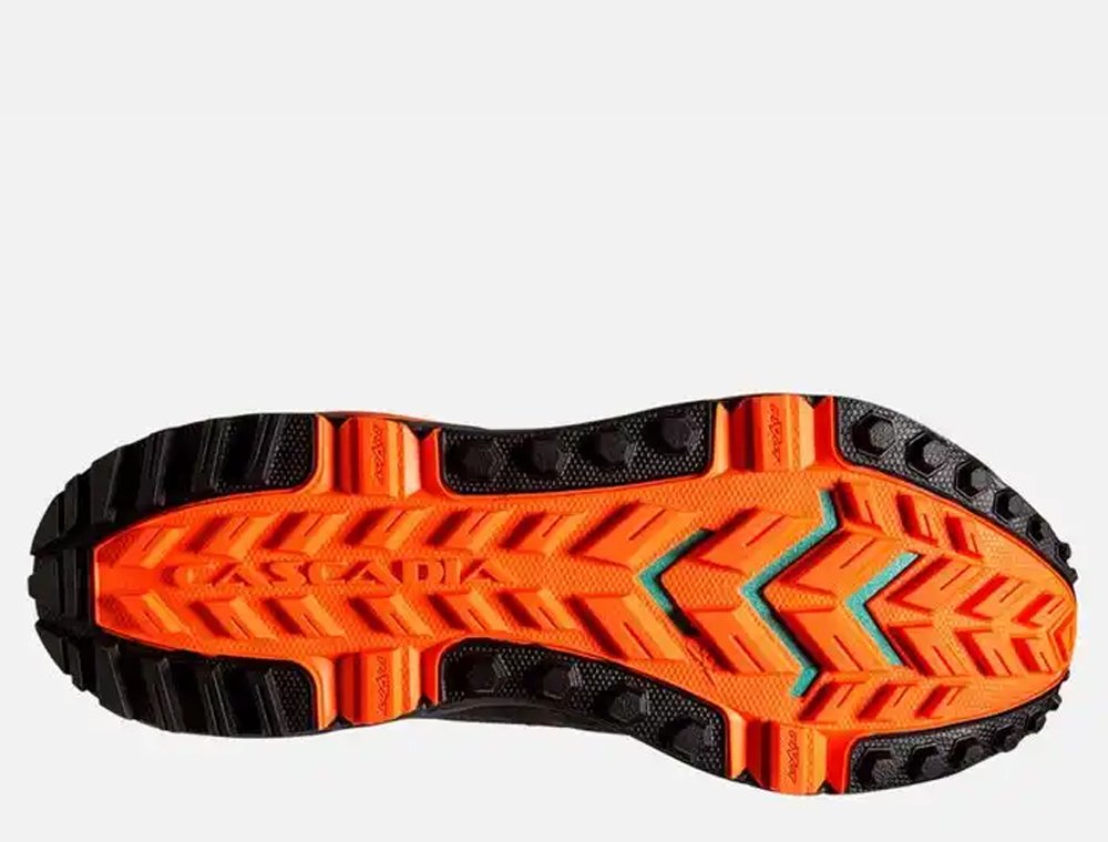 buty brooks cascadia 13 grey/black/orange buty brooks cascadia 13 grey/black/orange