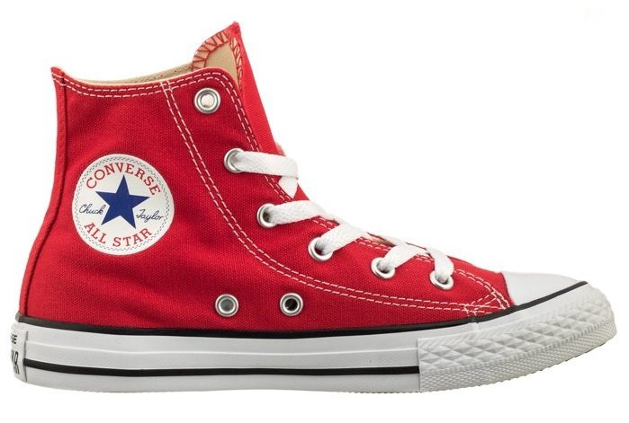 converse chuck taylor all star hi czerwono-białe converse chuck taylor all star hi czerwono-białe