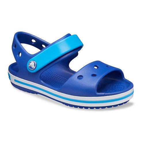 crocs crocband sandal kids niebiesko-białe crocs crocband sandal kids niebiesko-białe