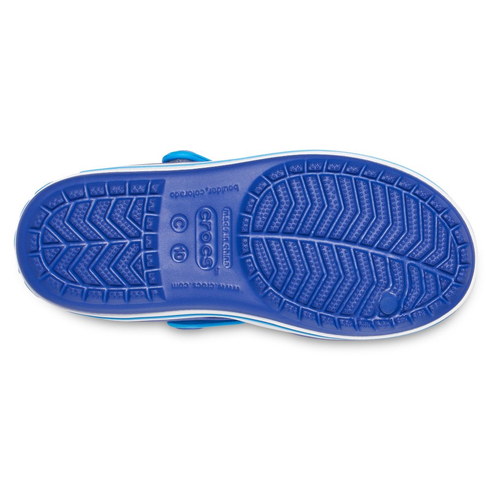crocs crocband sandal kids niebiesko-białe crocs crocband sandal kids niebiesko-białe