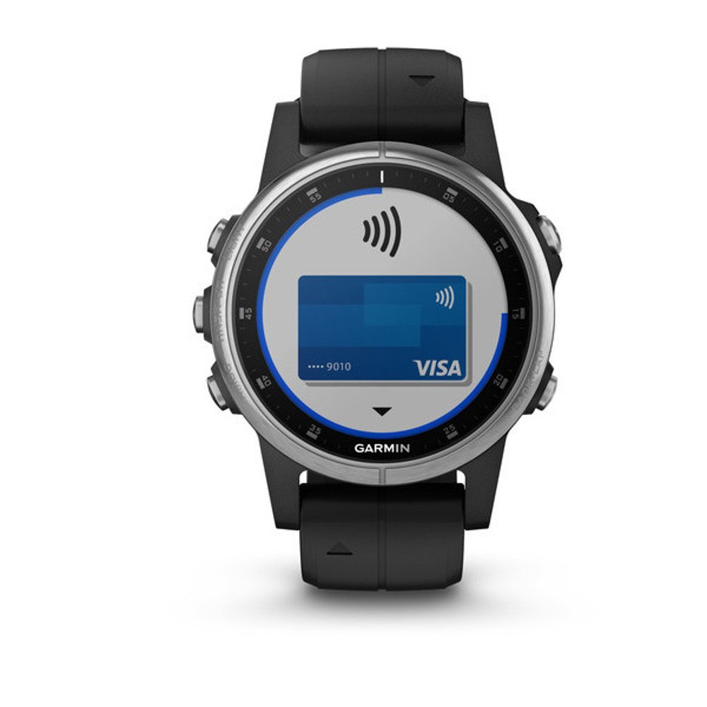 garmin fenix 5s plus srebrno-czarny garmin fenix 5s plus srebrno-czarny