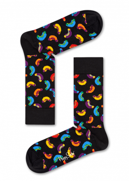 happy socks hotdog sock (hot01-9000) happy socks hotdog sock (hot01-9000)