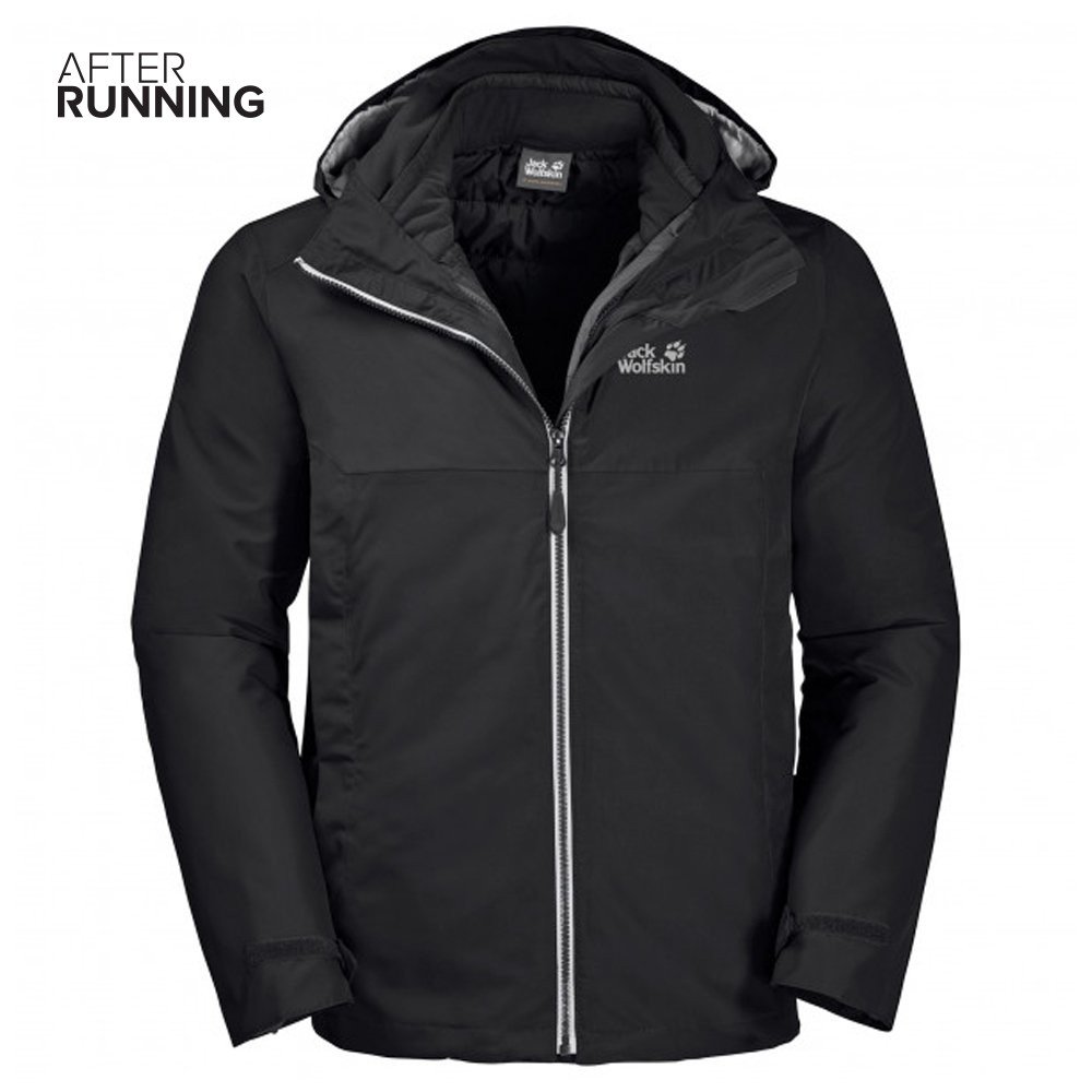 jack wolfskin north fjord jacket 3-in-1 hardshell m czarna jack wolfskin north fjord jacket 3-in-1 hardshell m czarna