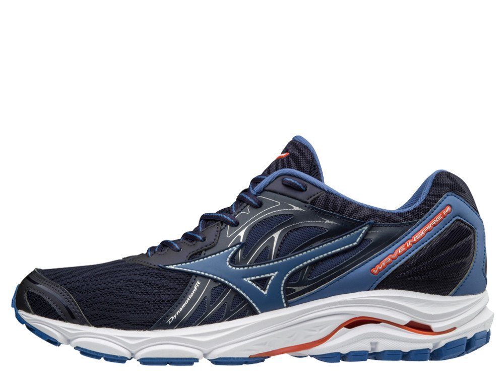 buty mizuno wave inspire 14 evening blue / delft / cherry tomato buty mizuno wave inspire 14 evening blue / delft / cherry tomato