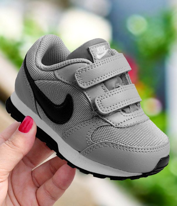 nike md runner 2 (tdv) szaro-czarne nike md runner 2 (tdv) szaro-czarne
