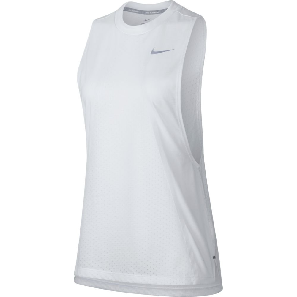 nike dri-fit tailwind tank w biała nike dri-fit tailwind tank w biała