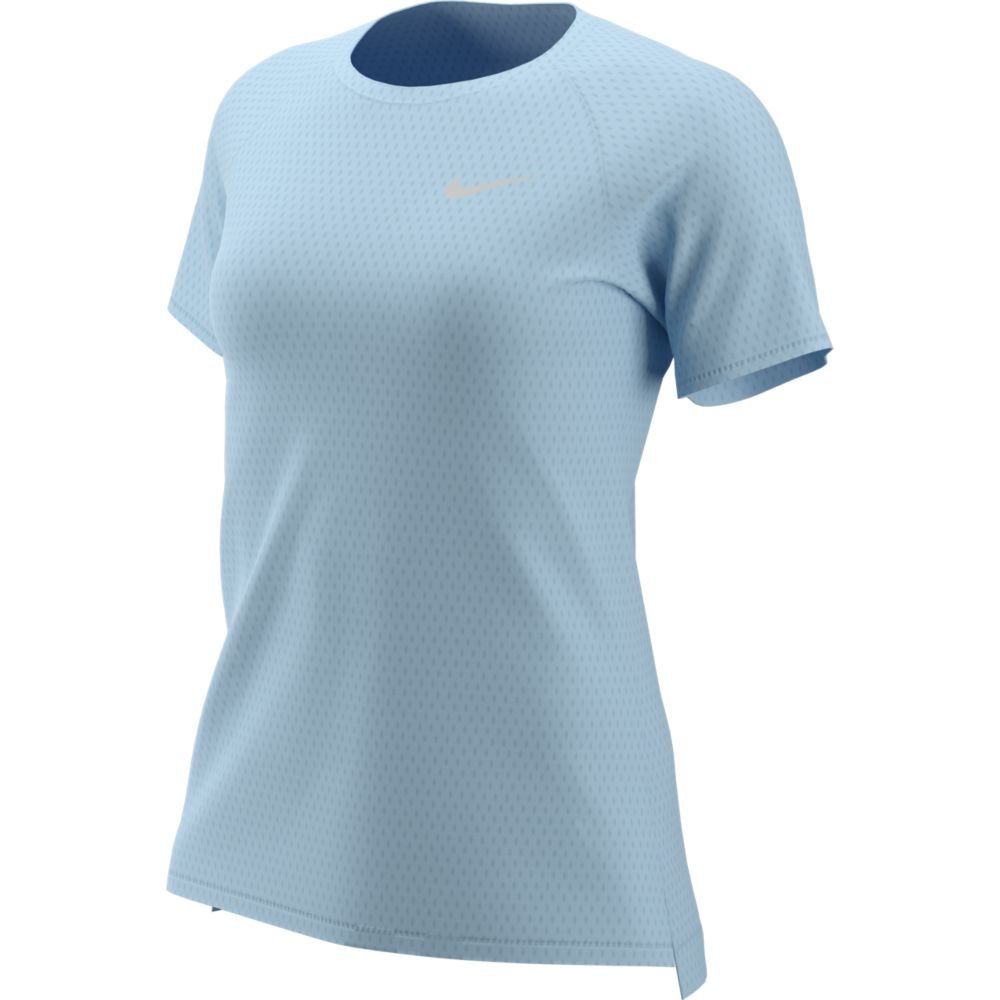 nike tailwind short-sleeve top w blado-błękitny nike tailwind short-sleeve top w blado-błękitny