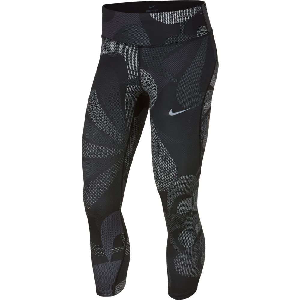 nike epic lux 3/4 printed jdi crops w czarno-szare nike epic lux 3/4 printed jdi crops w czarno-szare