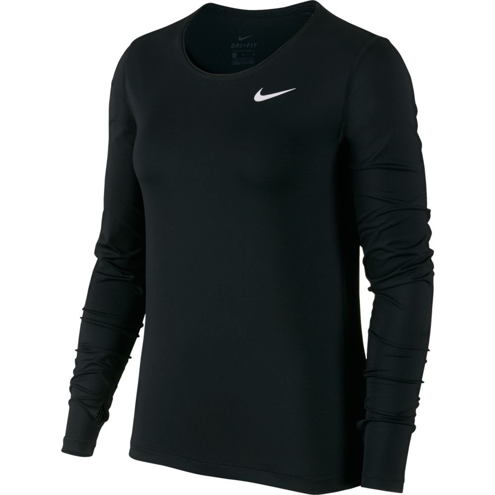 nike pro long sleeve training top w czarna nike pro long sleeve training top w czarna