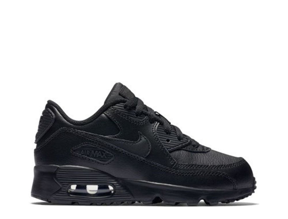 nike air max 90 leather (ps) dziecięce czarne (833414-001) nike air max 90 leather (ps) dziecięce czarne (833414-001)