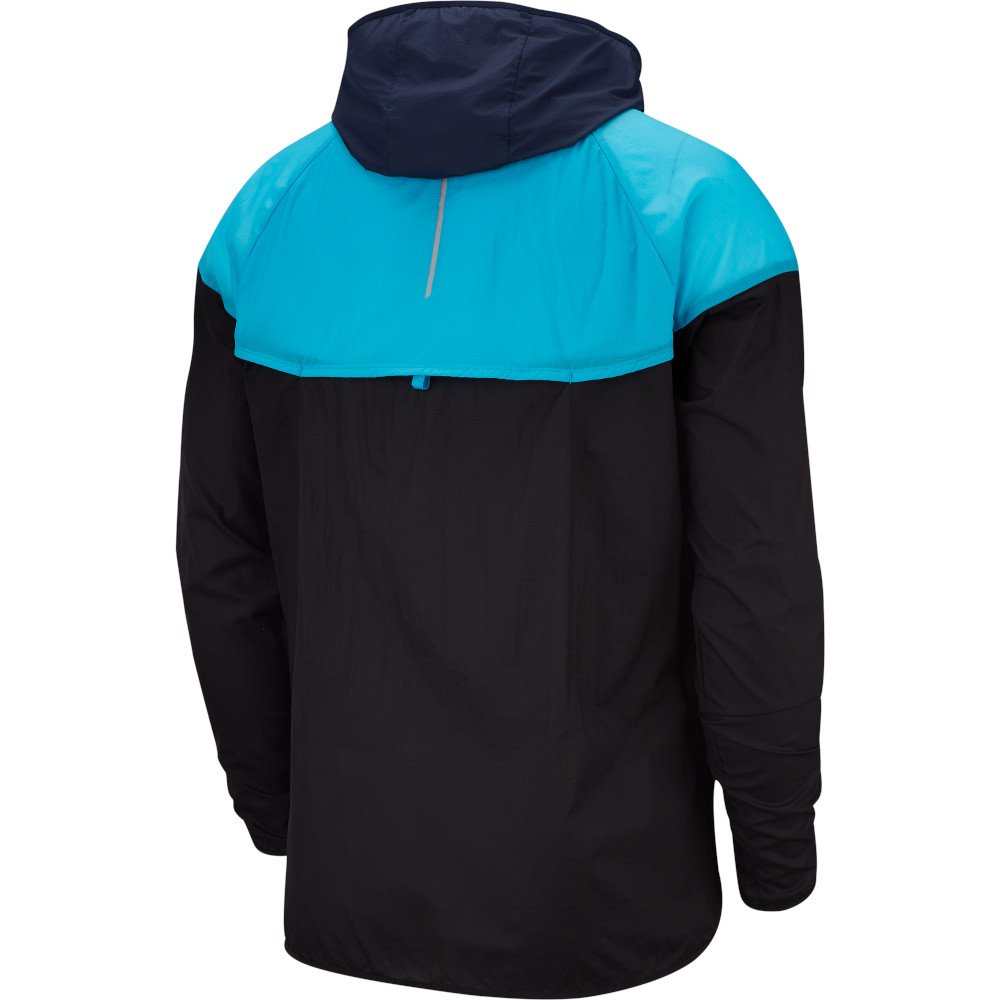 nike windrunner jacket m niebiesko-czarna nike windrunner jacket m niebiesko-czarna