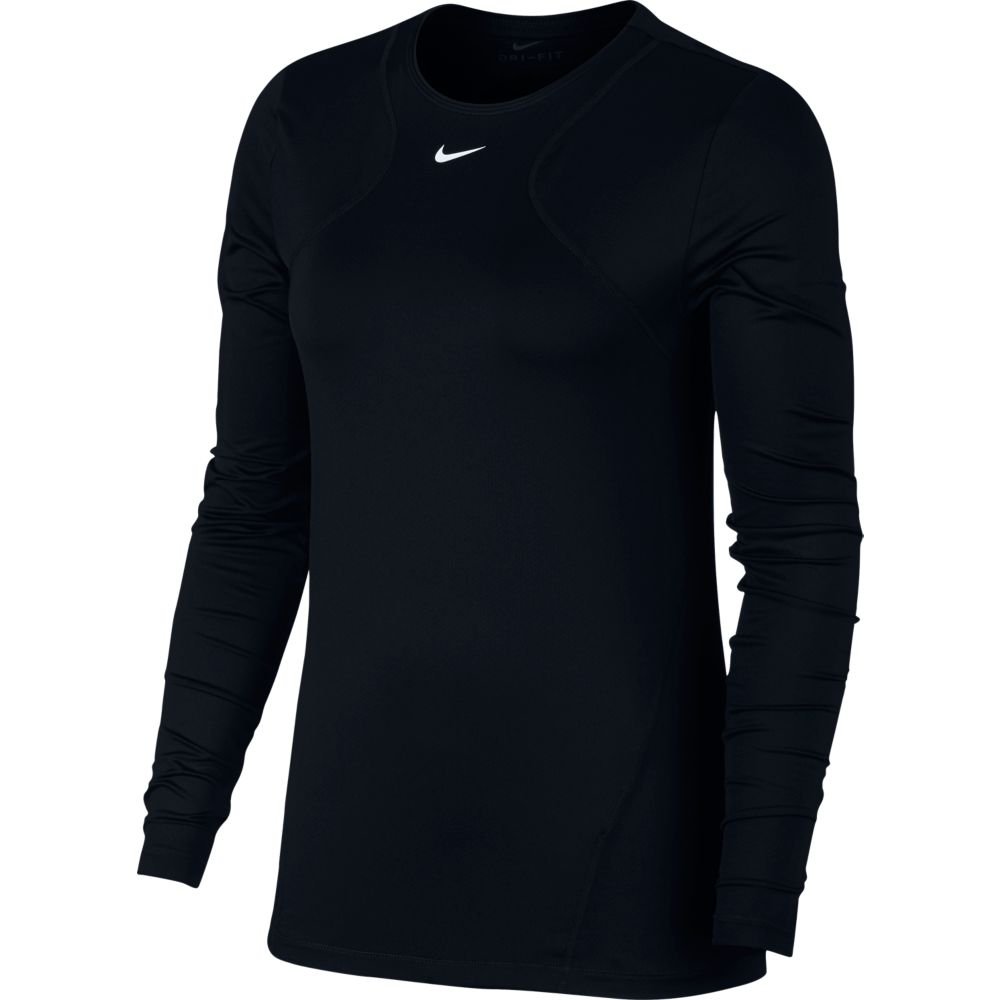 nike pro ls all over mesh top w czarna nike pro ls all over mesh top w czarna