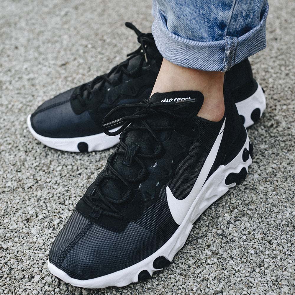 nike wmns react element 55 damskie czarne (bq2728-003) nike wmns react element 55 damskie czarne (bq2728-003)