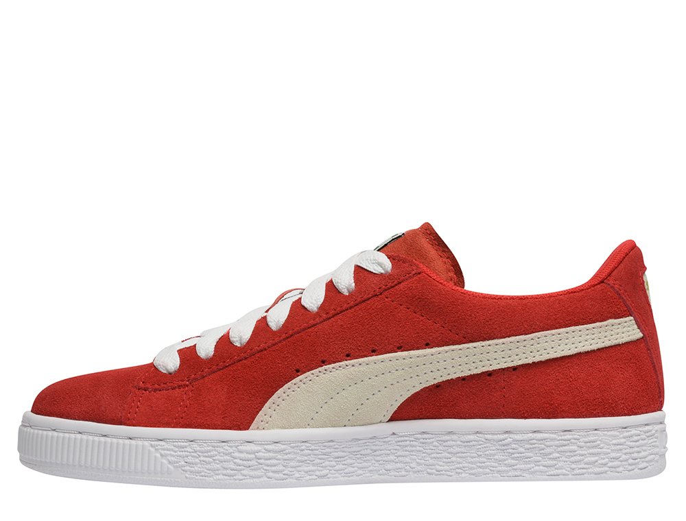 buty suede jr high risk red-white buty suede jr high risk red-white