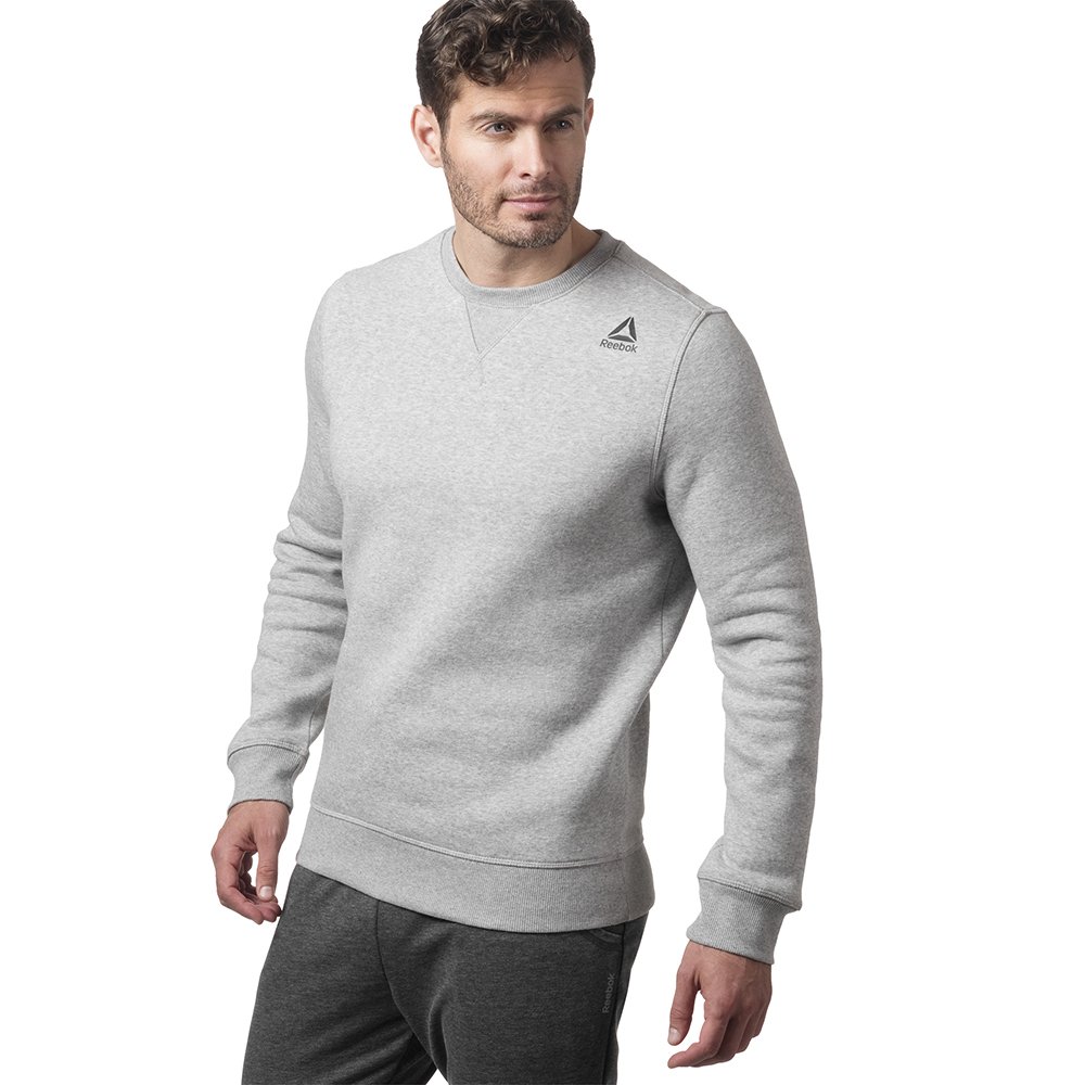 reebok elements fleece crew szara reebok elements fleece crew szara
