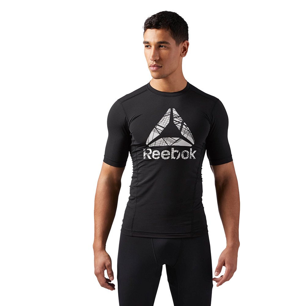 reebok workout ready compression tee black reebok workout ready compression tee black