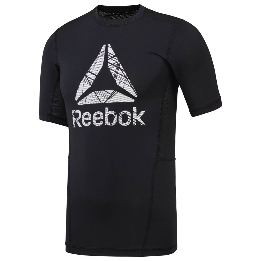 reebok workout ready compression tee black reebok workout ready compression tee black
