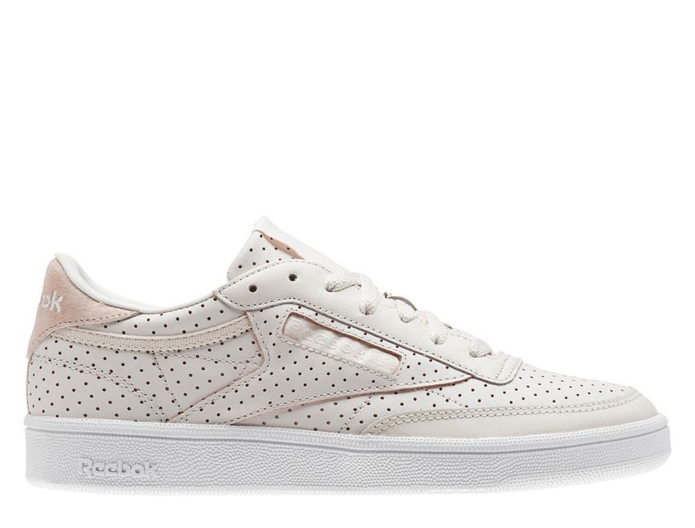 reebok club c popped perf damskie różowe (cm9279) reebok club c popped perf damskie różowe (cm9279)