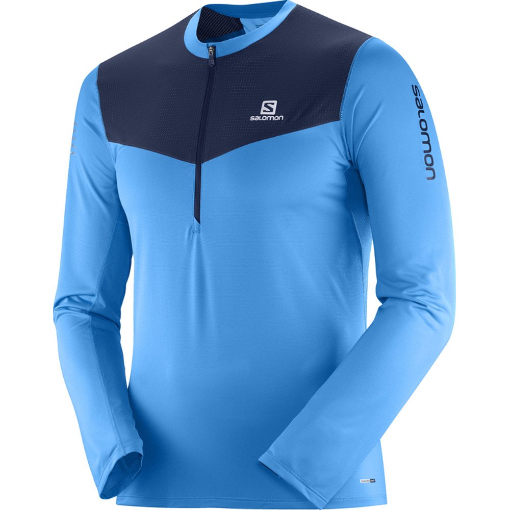 salomon fast wing hz ls tee m niebieska salomon fast wing hz ls tee m niebieska